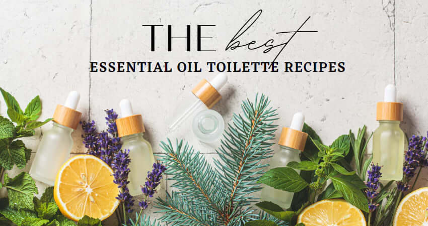 Essential oil for toilette product 
