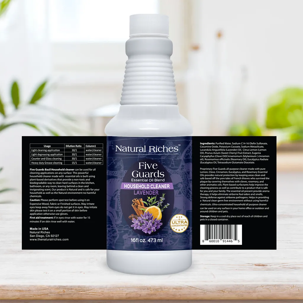 Five Guards All Purpose Household Cleaner Lavender