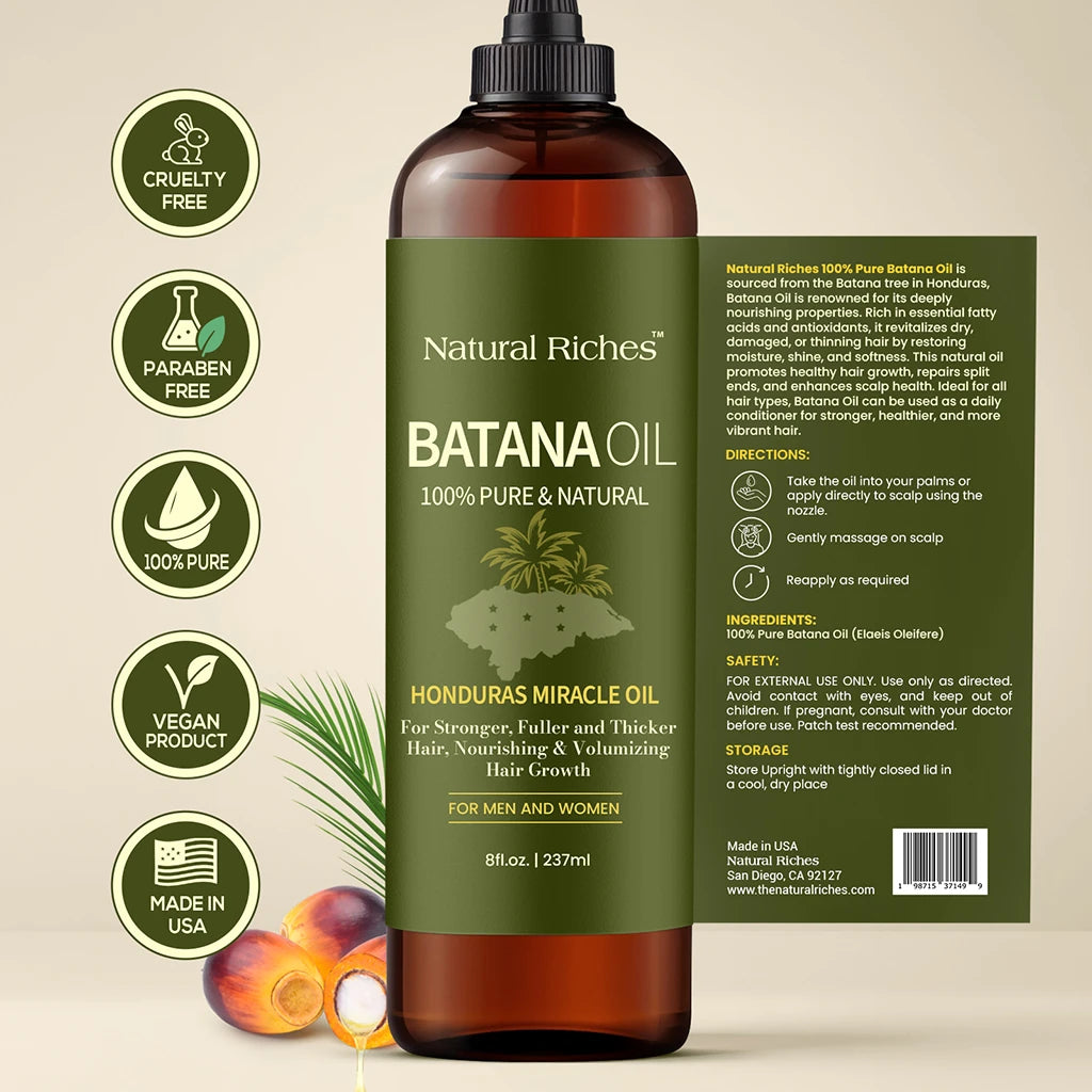 Batana Oil from  Honduras Pure & Natural Dr Sebi approved