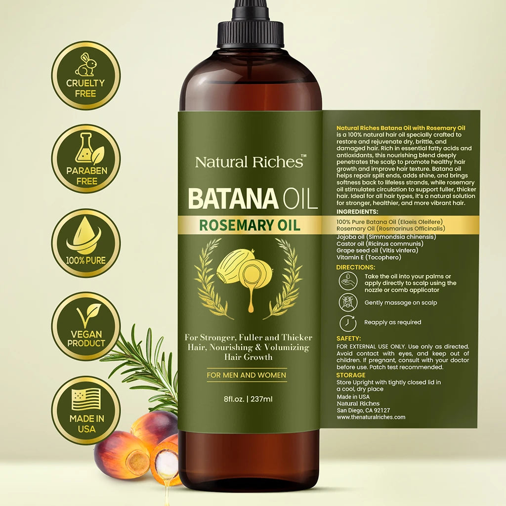 Batana Oil with Rosemary Hair Oil
