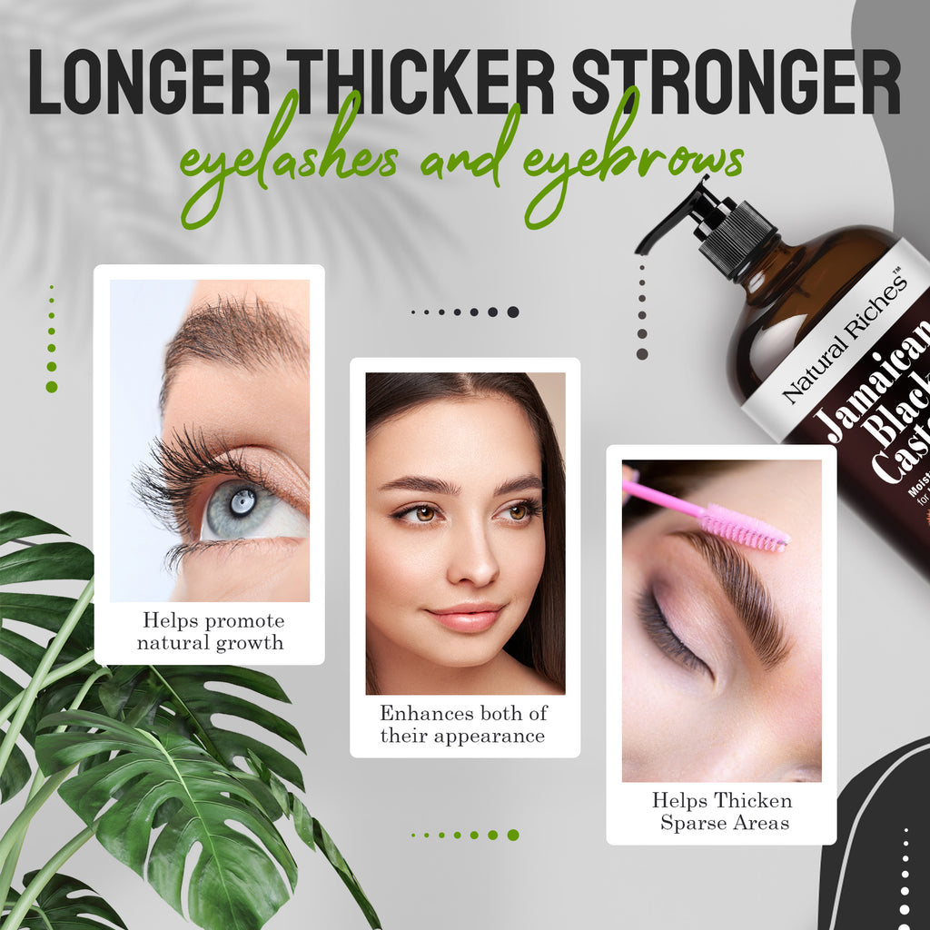 Jamaican Black Castor Oil Glass Bottle