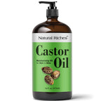 Castor Oil Cold pressed Glass Bottle