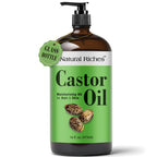 Castor Oil Cold pressed Glass Bottle