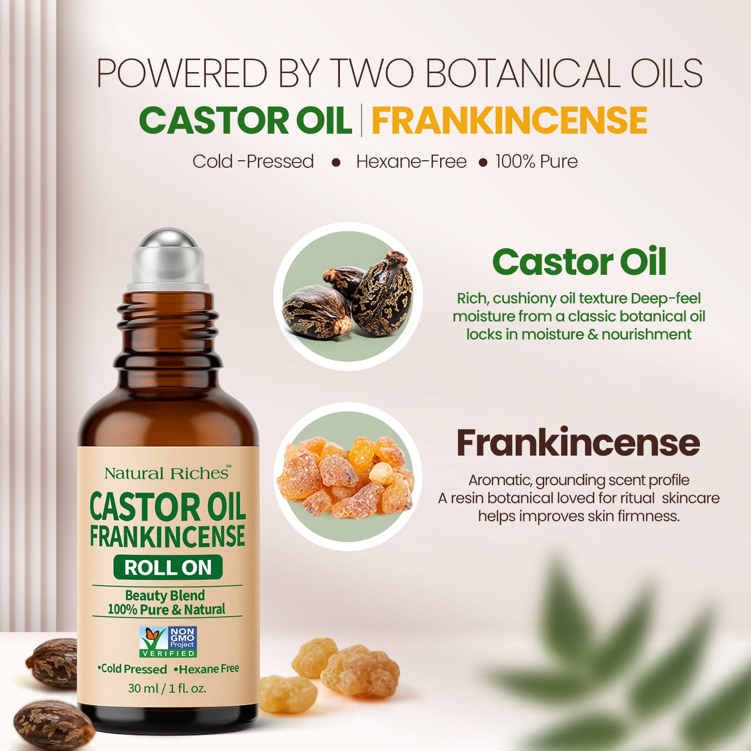 Castor Oil with Frankincense Roll On