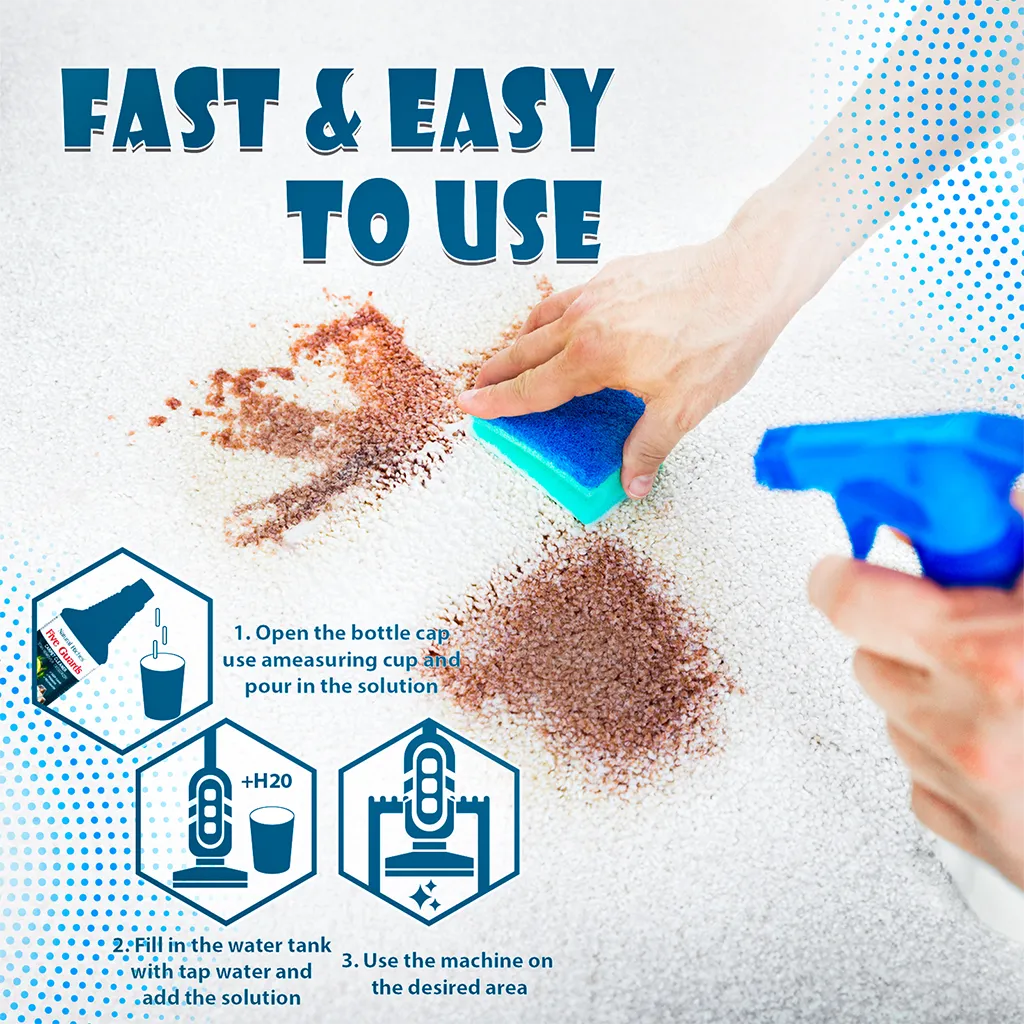 Organic Carpet Clean Solution Stain Remover for Machine and spray use by Natural Riches