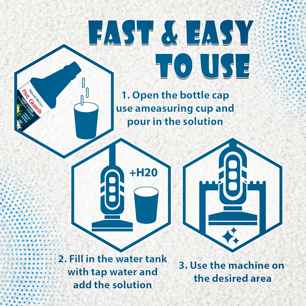 Organic Carpet Clean Solution Stain Remover for Machine and spray use by Natural Riches