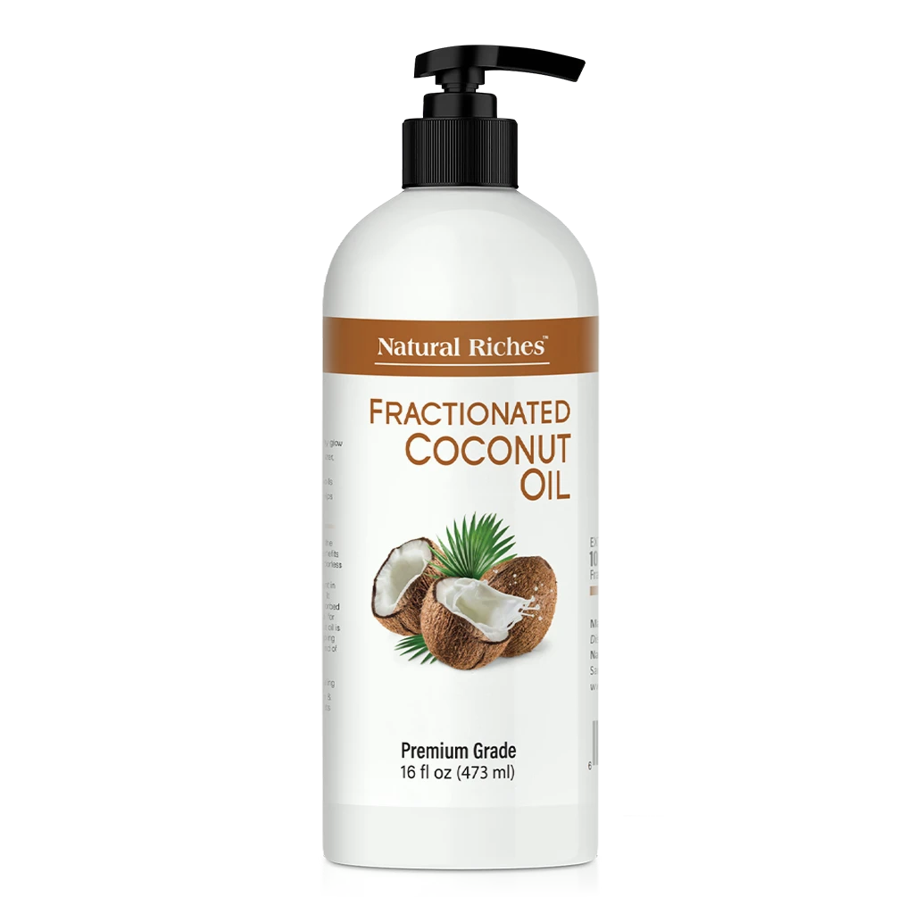 Natural Riches Fractionated Coconut Oil for hair and skin