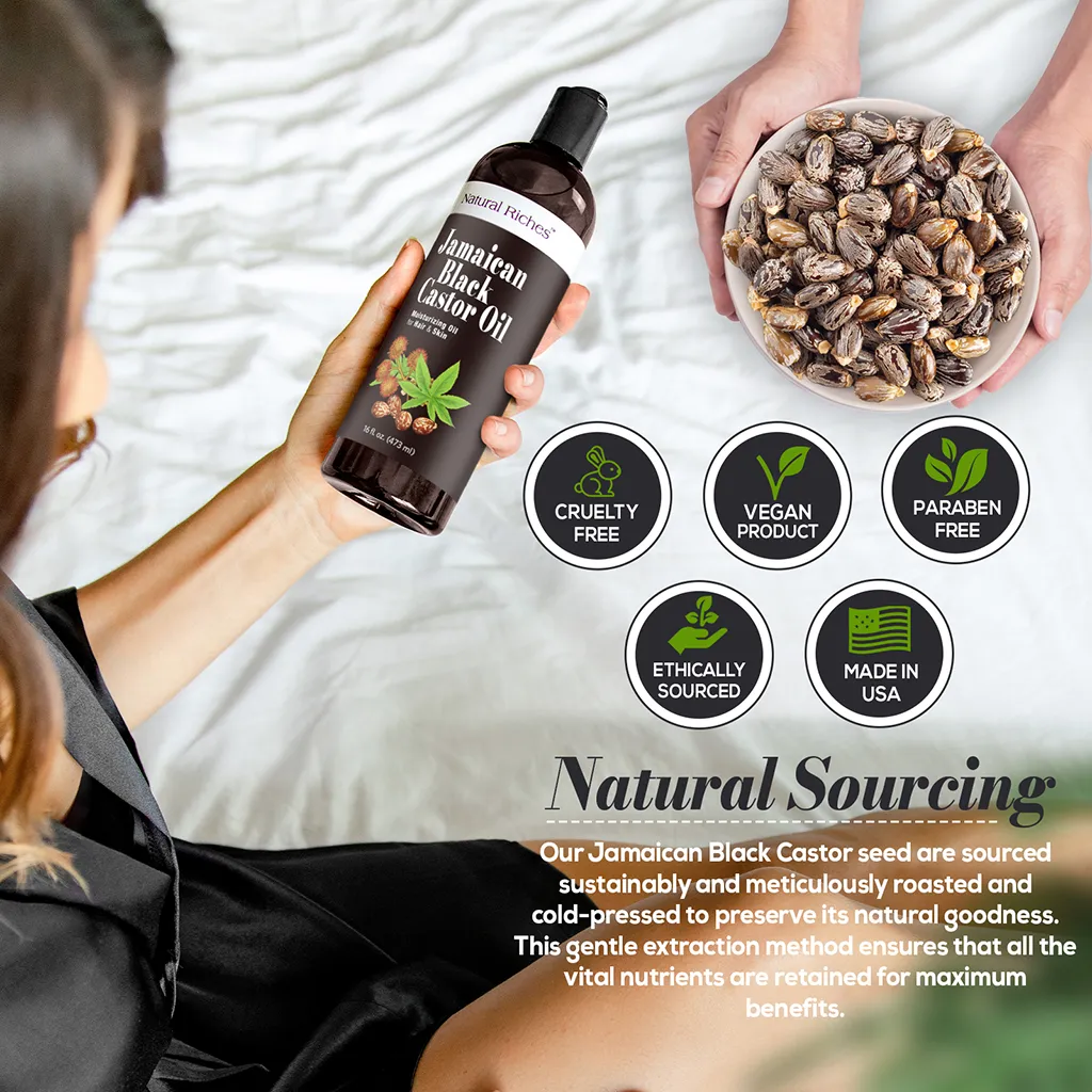 Jamaican Black Castor Oil for healthy hair growth