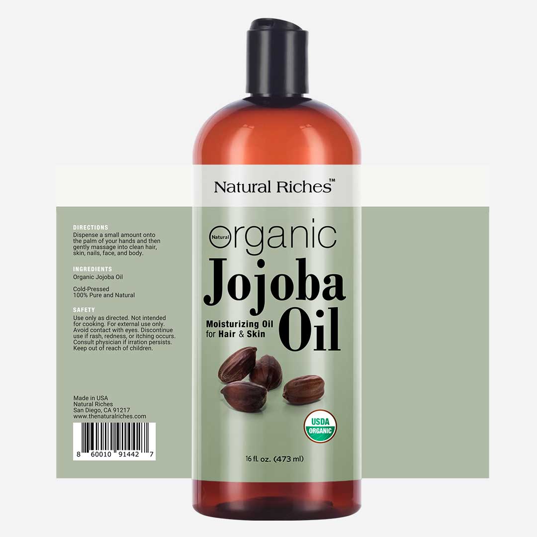 Organic Jojoba Oil for hair and skin