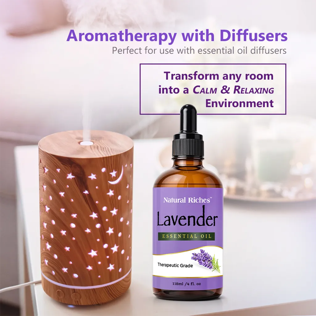 Natural Riches Lavender Essential Oil Therapeutic grade