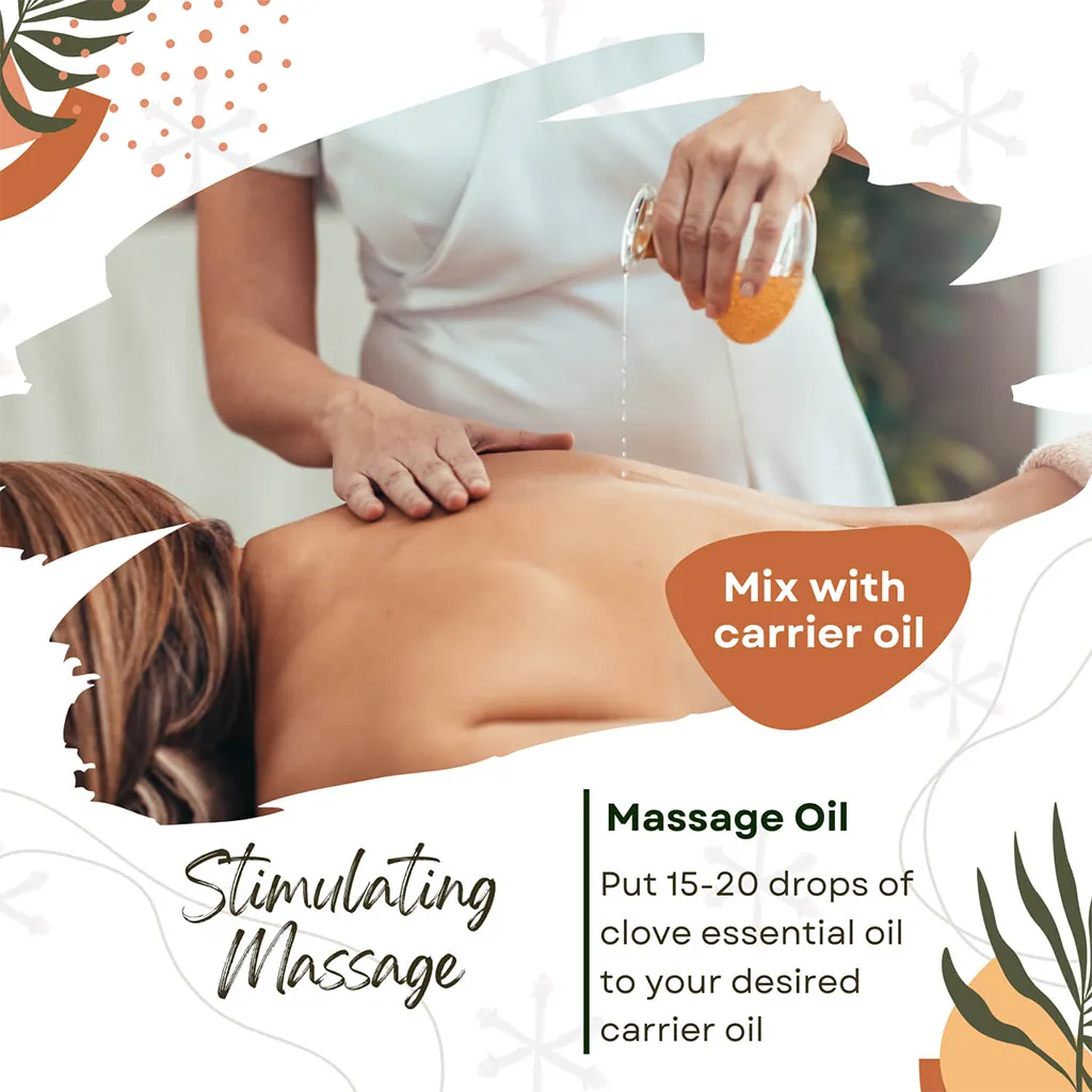 Pure Clove extract essential oil by Natural Riches