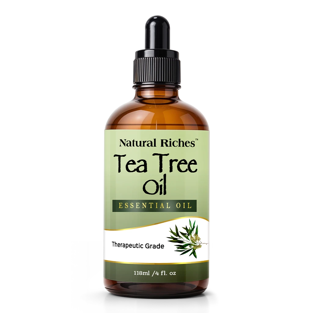Natural Riche Pure Tea Tree Essential Oil Therapeutic Grade