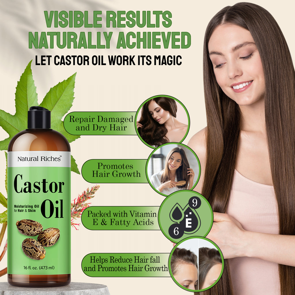 Pure Castor Oil for Hair