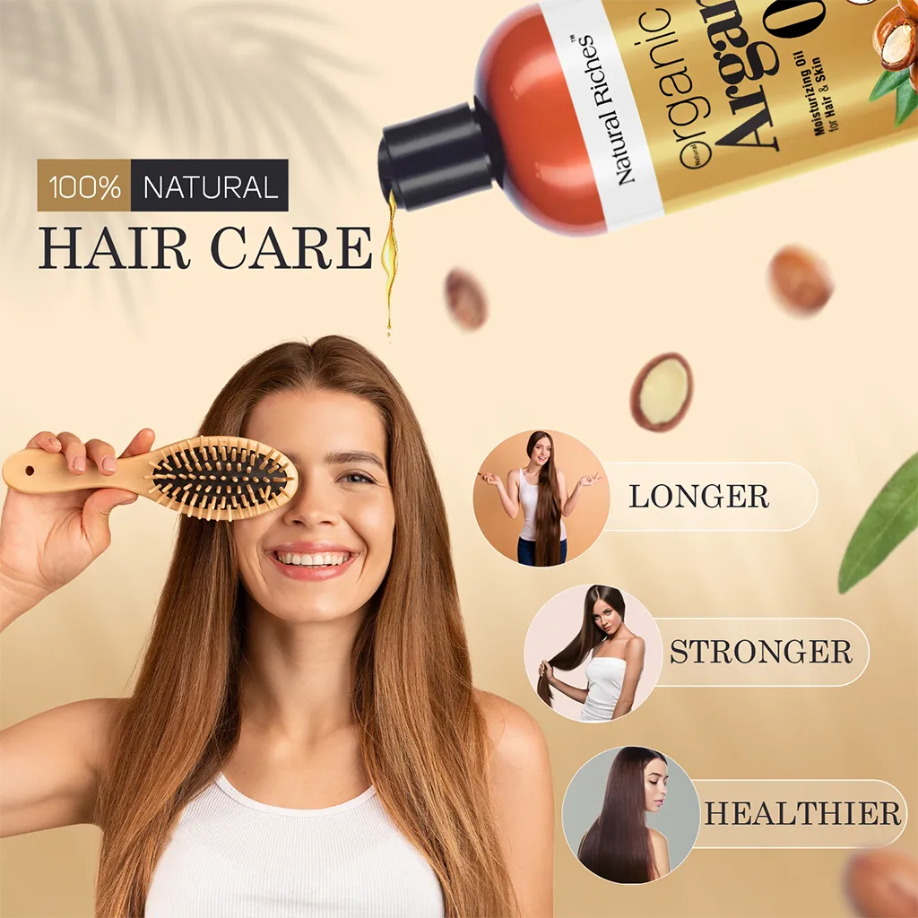 Natural Riches Organic Argan Oil of Morocco for skin and hair care