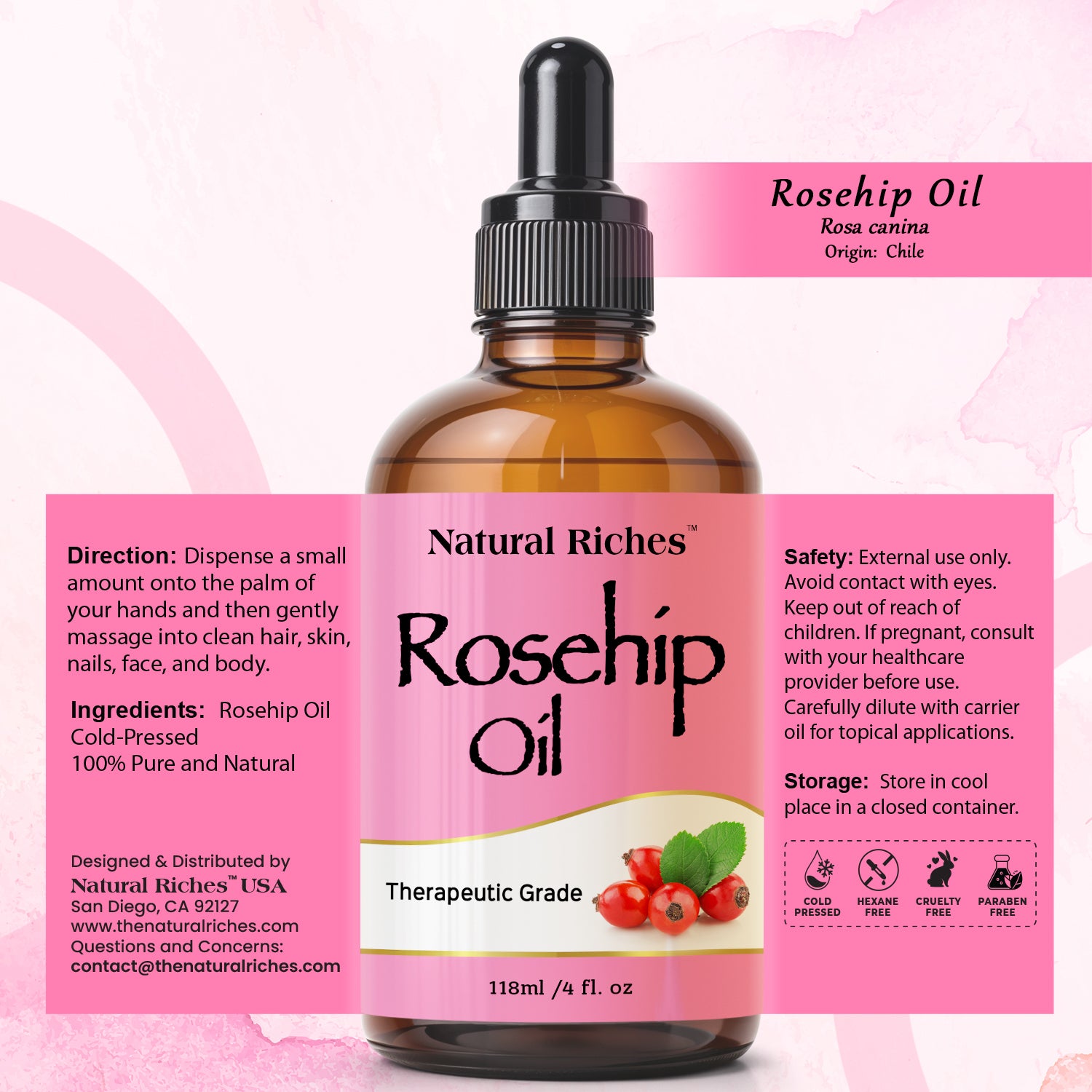 Rosehip Oil 4fl
