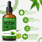 Natural Riches Pure Neem Essential Oil Therapeutic Grade