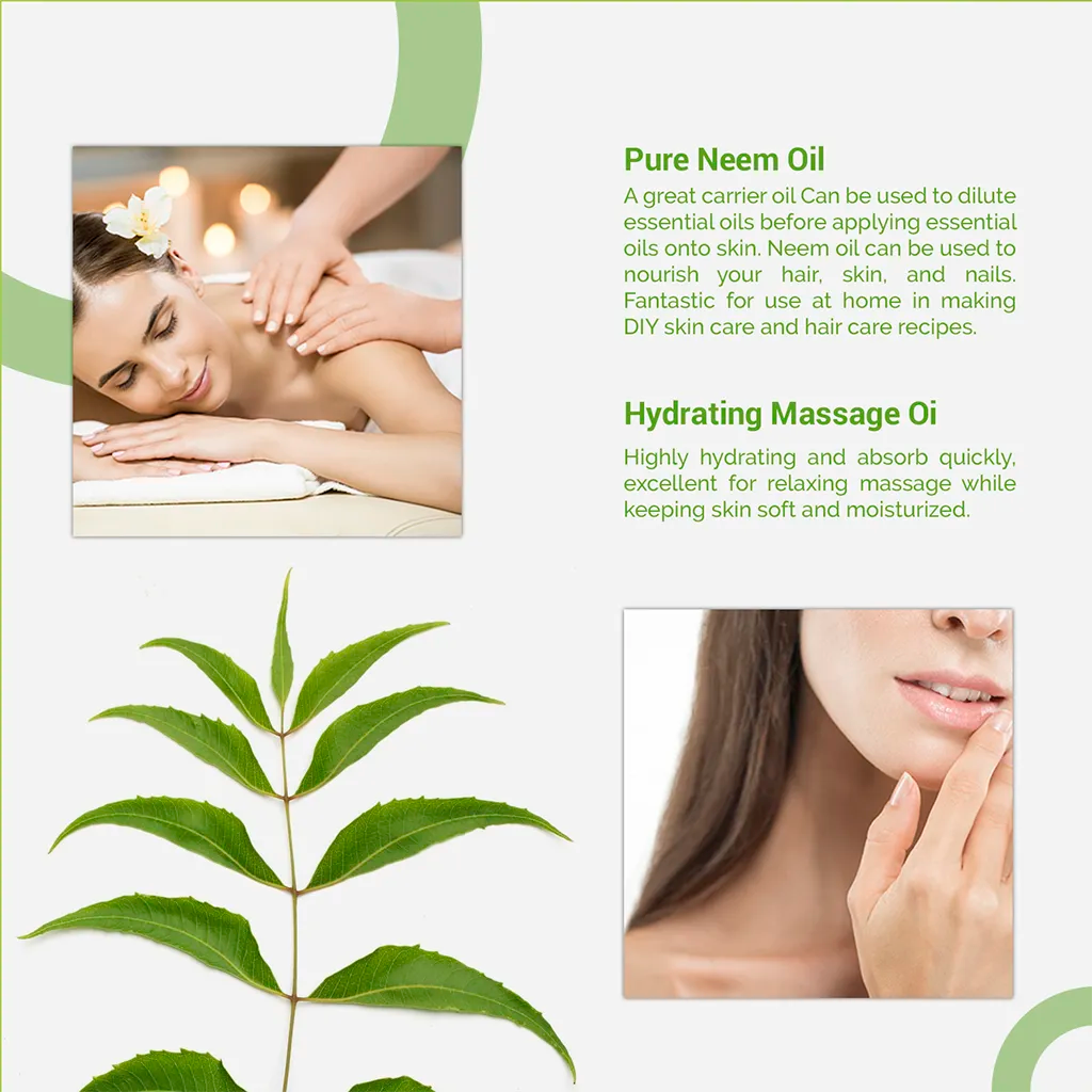 Natural Riches Pure Neem Essential Oil Therapeutic Grade