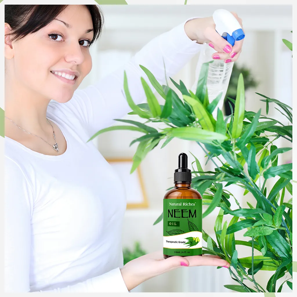 Natural Riches Pure Neem Essential Oil Therapeutic Grade