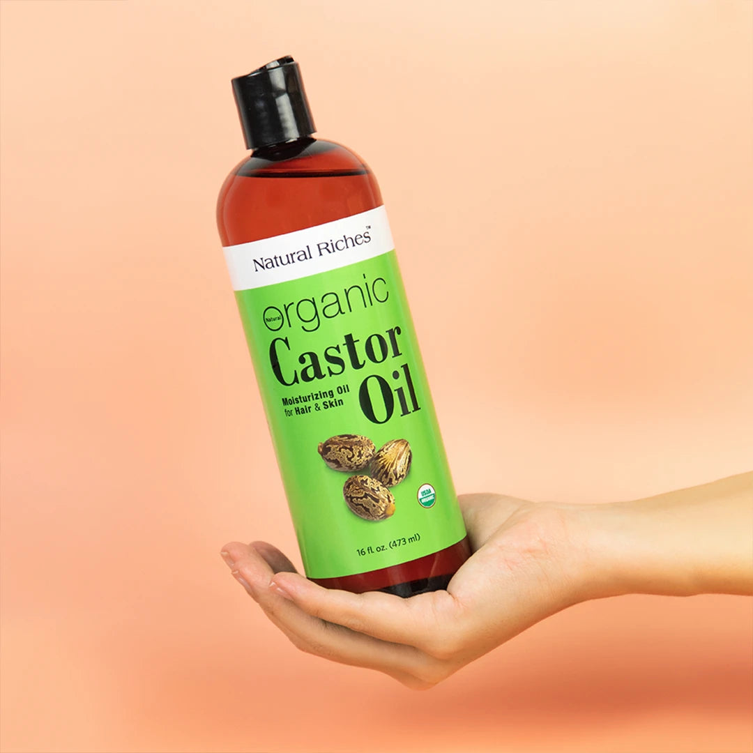 Pure Organic Castor oil for hair and skin by natural riches