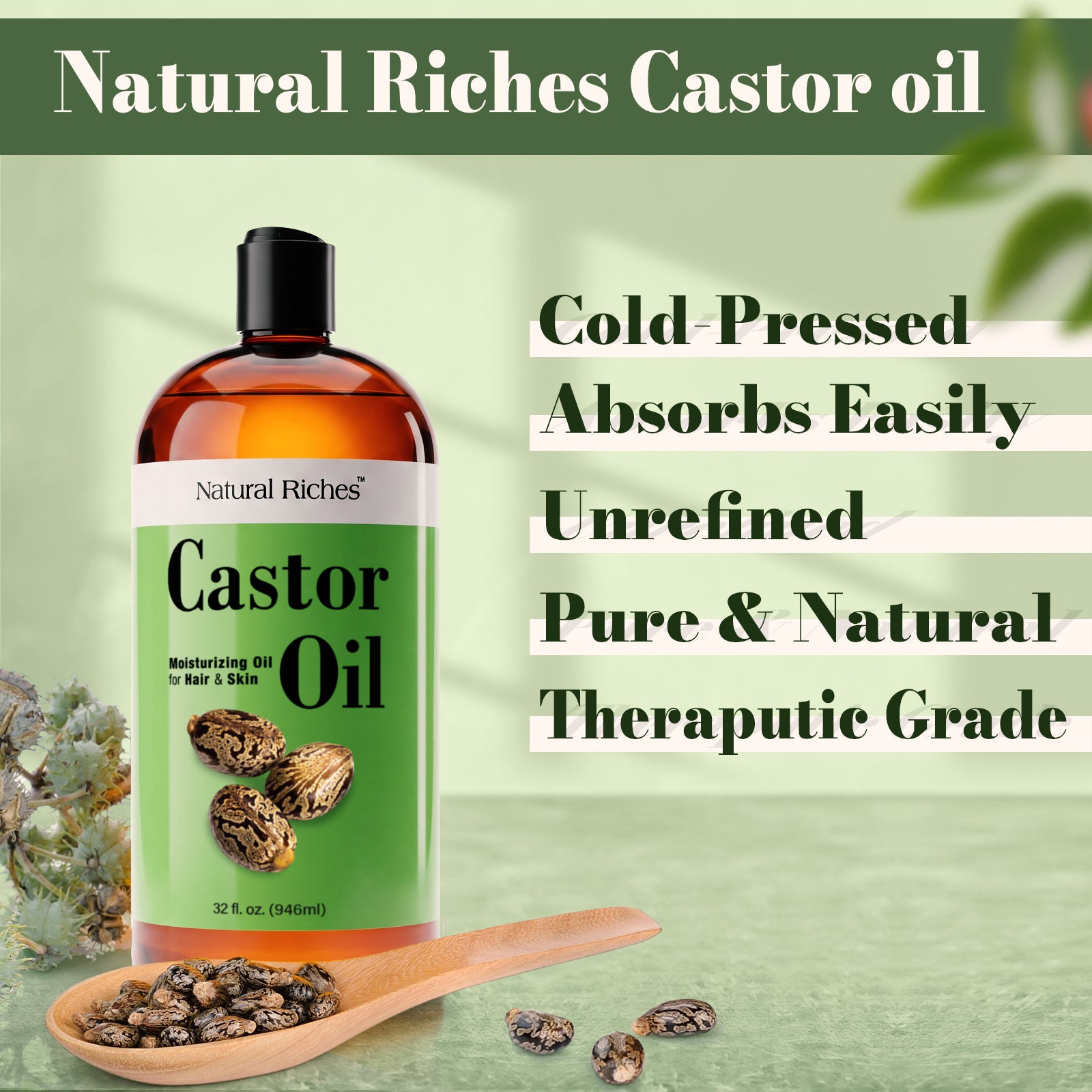 Pure Castor Oil for Hair