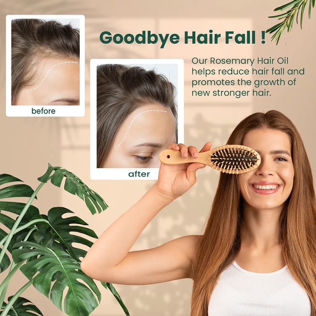 Rosemary Hair Growth Oil with Biotin, Jojoba and Castor Oil