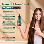 Rosemary Hair Growth Oil with Biotin, Jojoba and Castor Oil