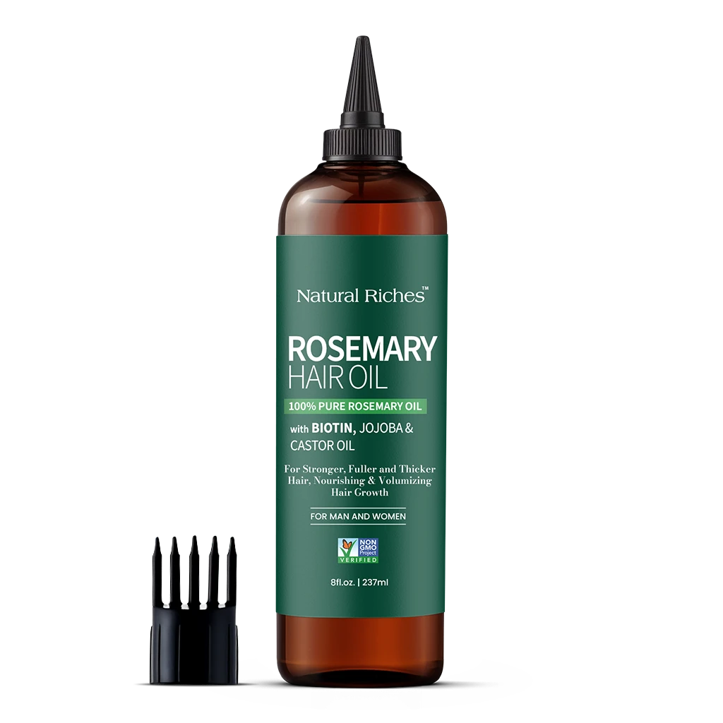 Rosemary Hair Growth Oil with Biotin, Jojoba and Castor Oil