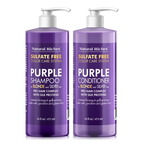 Natural Riches Sulfate Free Purple shampoo and conditioner for blonde and silver hair