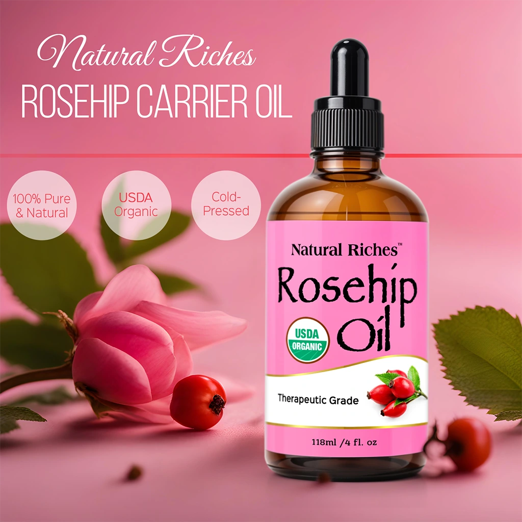 Natural Riches Rosehip Oil for beautiful skin and face care
