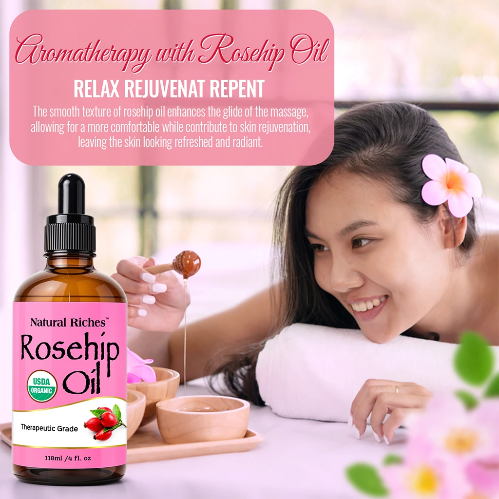Natural Riches Rosehip Oil for beautiful skin and face care