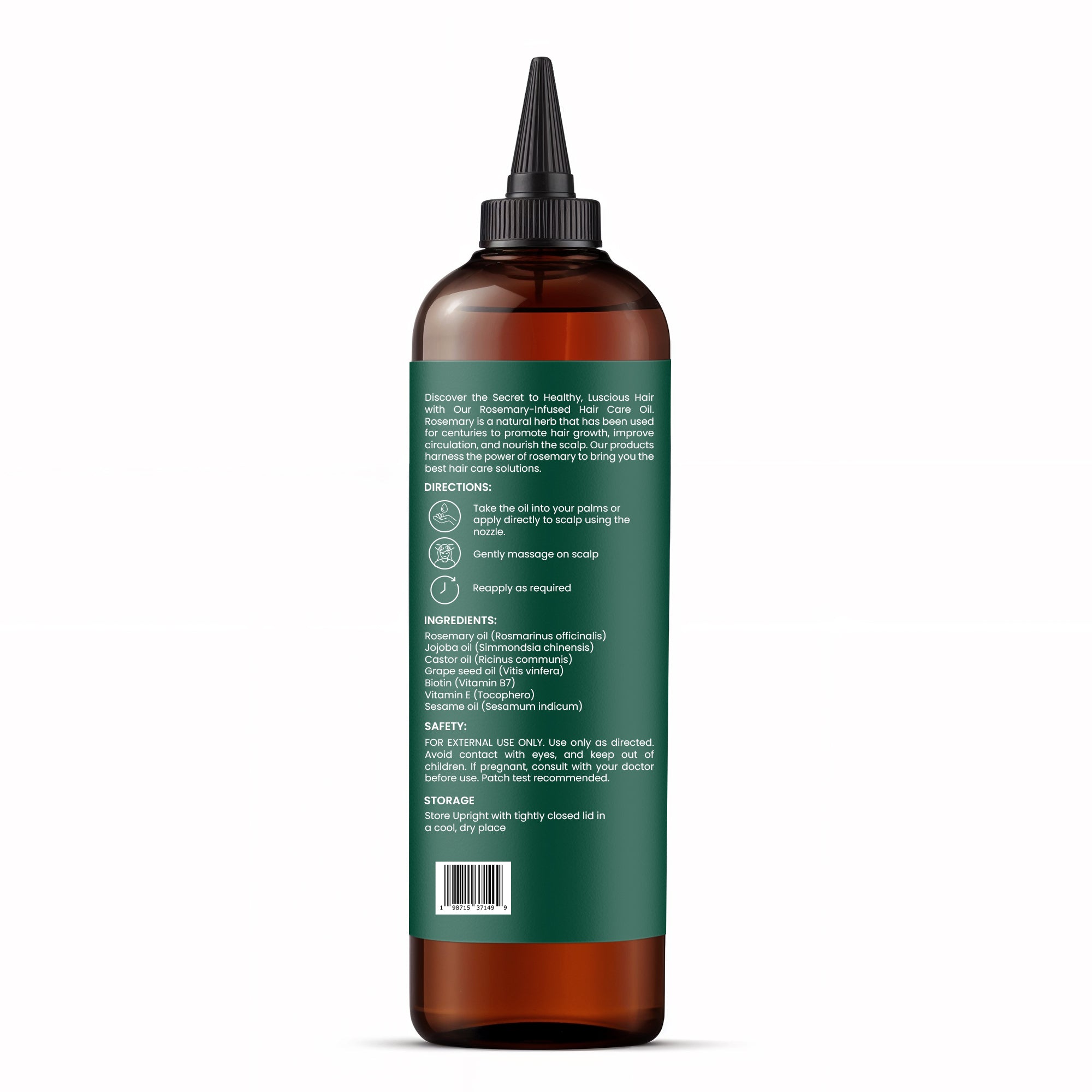 Natural Riches 100% Pure Premium Rosemary Oil For Hair Growth With Biotin