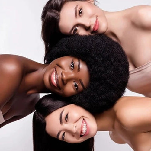 Beautiful women with beautiful hair by natural riches