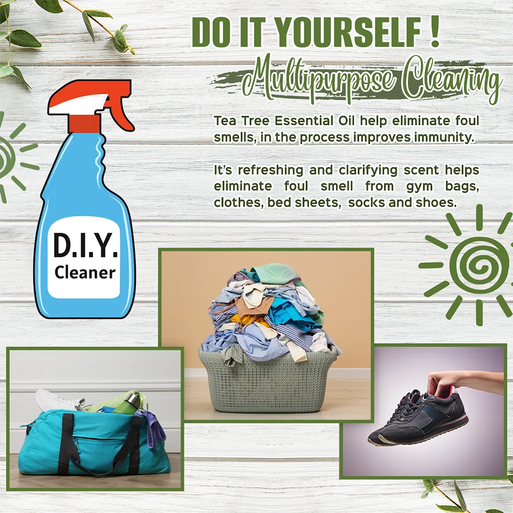 Natural Riche Pure Tea Tree Essential Oil Therapeutic Grade