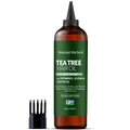 Natural Riches Tea Tree Hair Oil Blend with Vitamin E, Jojoba & Castor Oil.