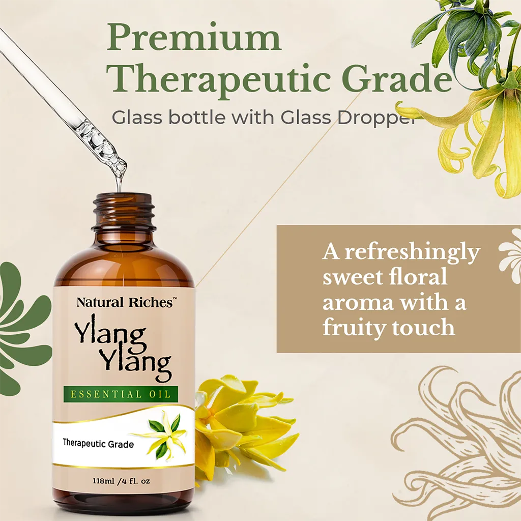 Natural Riches Ylang Ylang Essential Therapeutic Grade