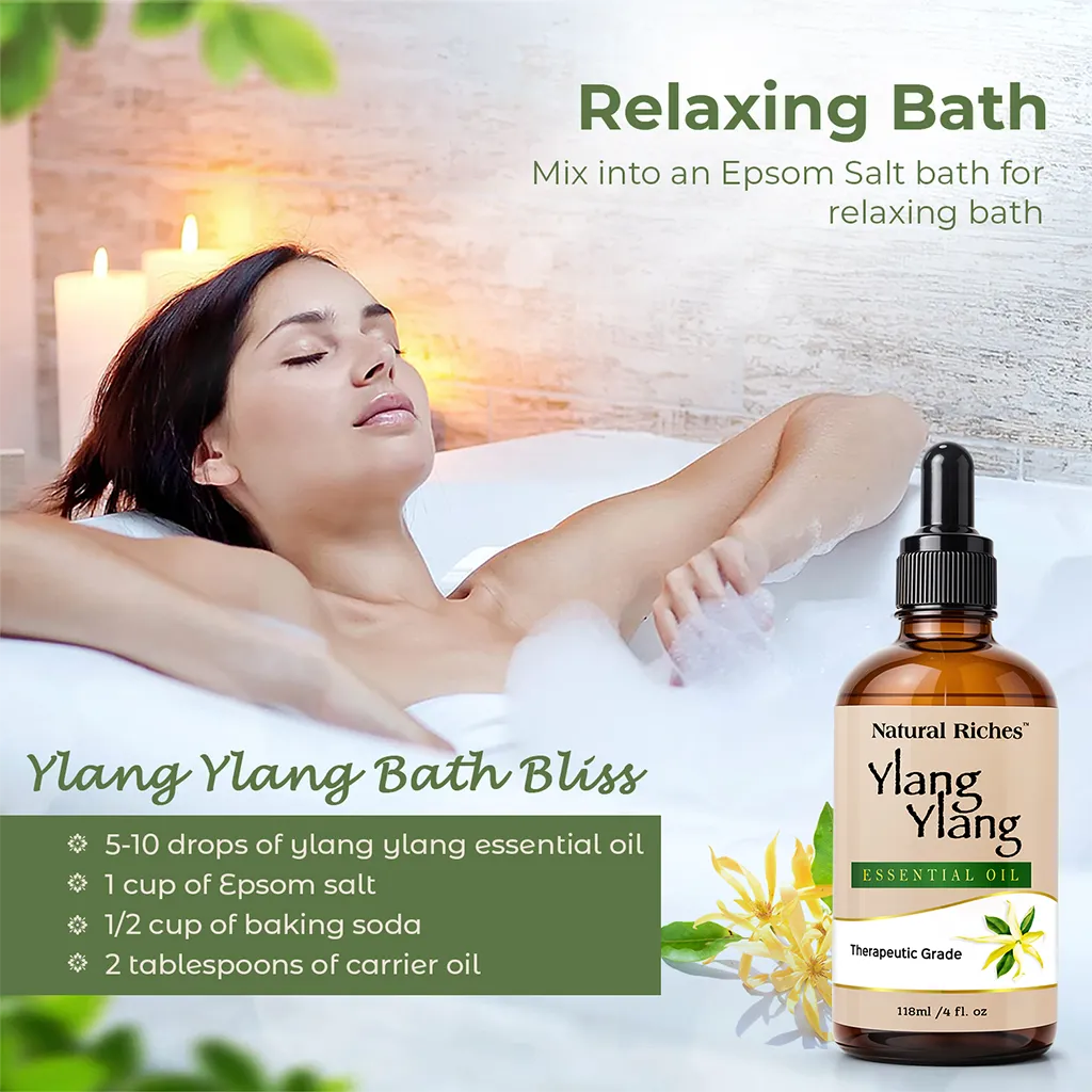 Natural Riches Ylang Ylang Essential Therapeutic Grade