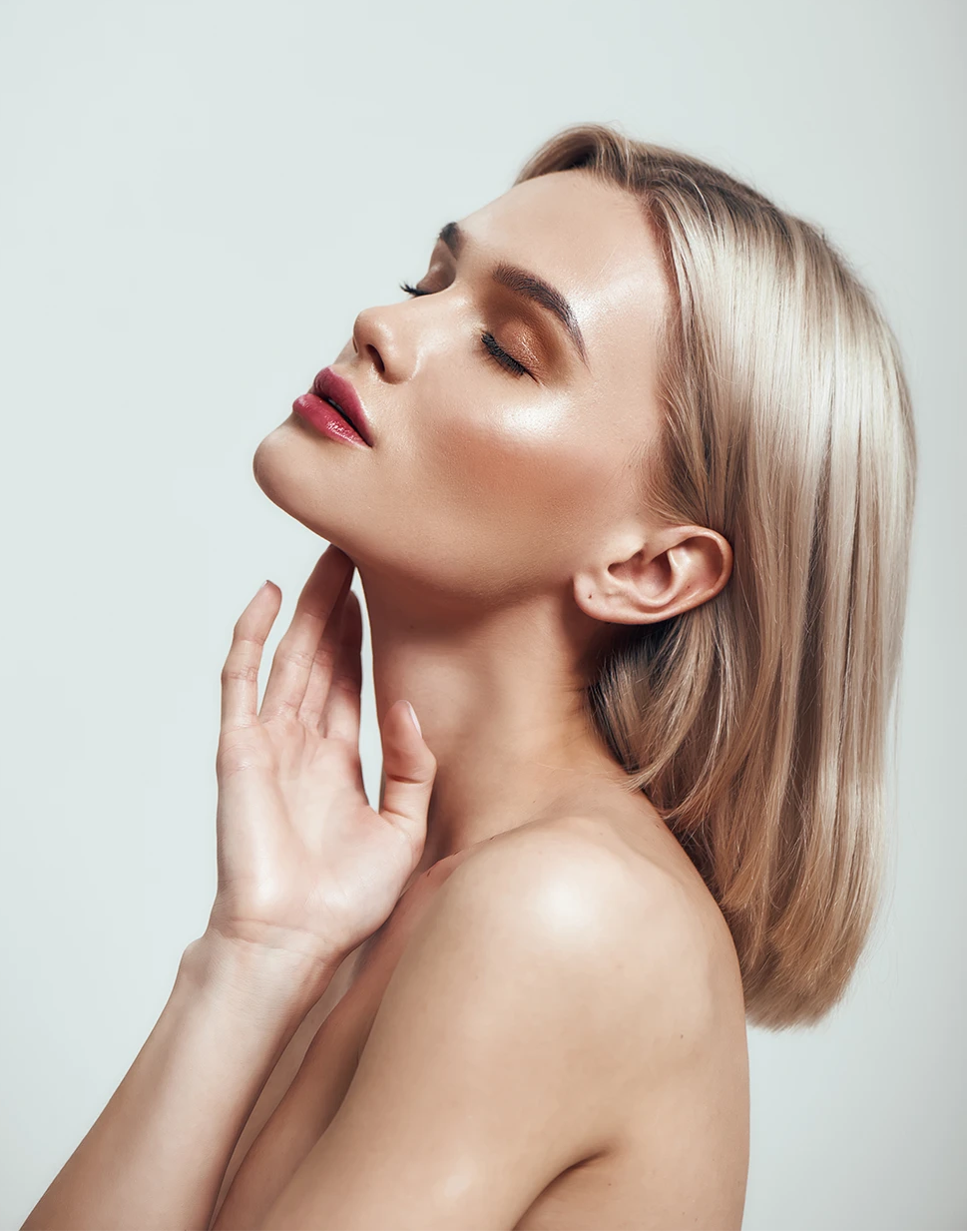 Beautiful women with blonde hair