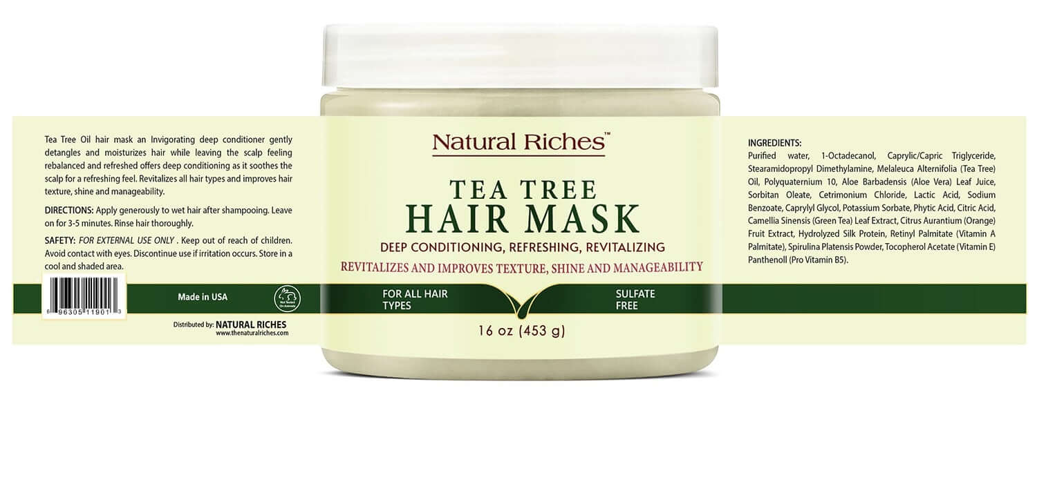 Tea tree hair mask by Natural Riches
