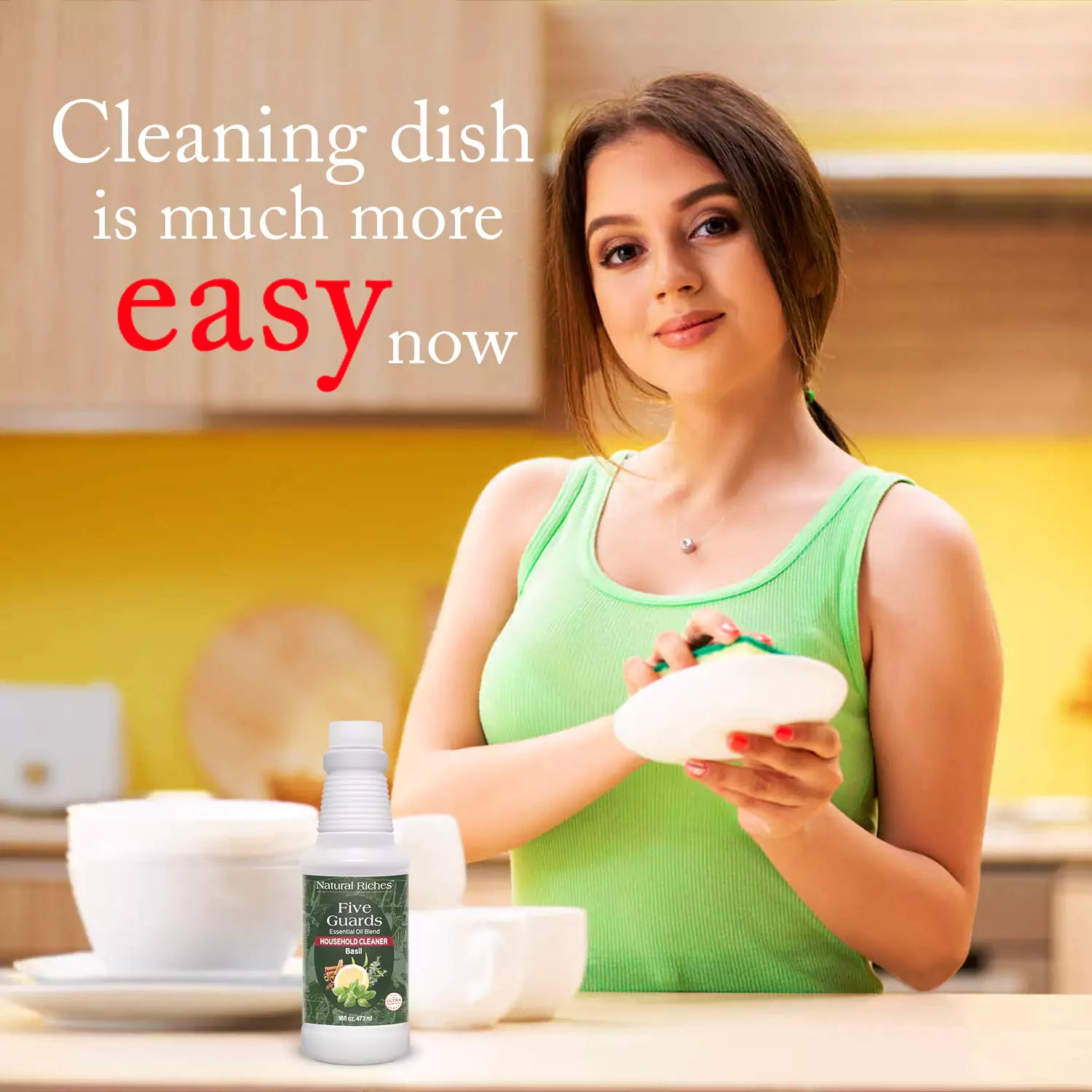 Five Guards Household Cleaner with Basil