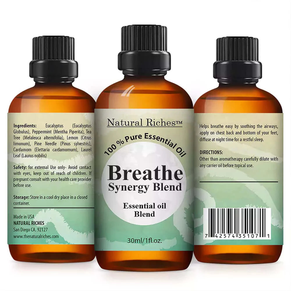 Breathe Essential Oil Synergy Blend By Natural Riches