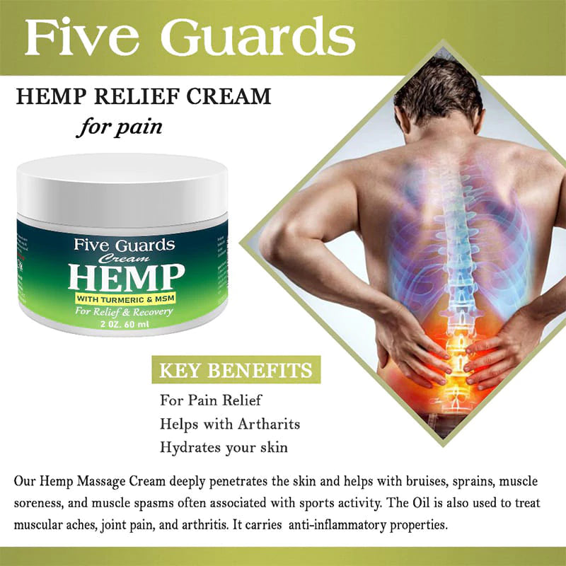 Hemp Extract Pain Relief Cream Natural Riches