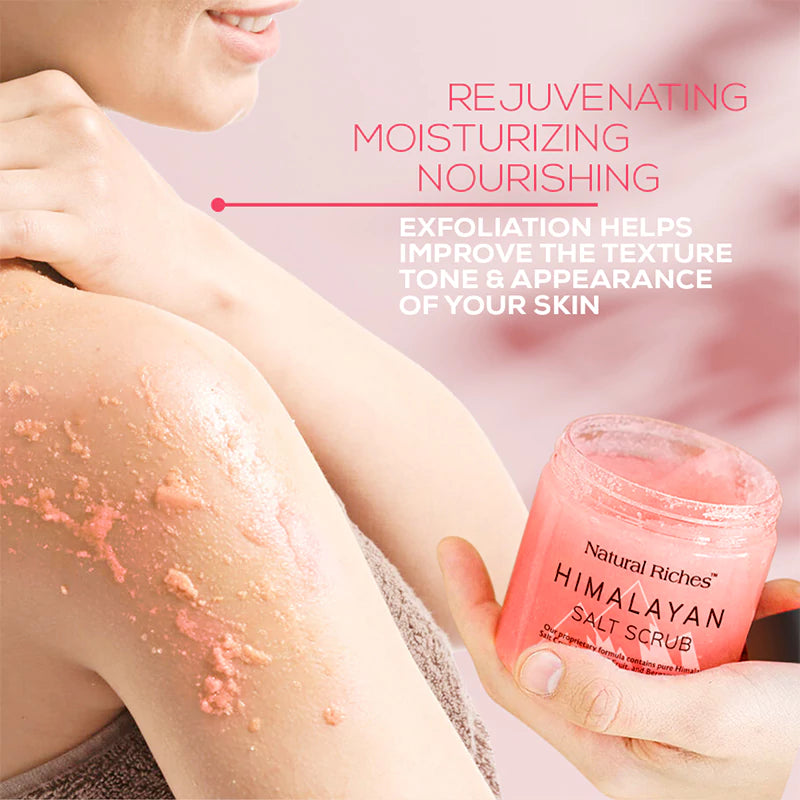 Himalayan salt lychee scrub by natural riches