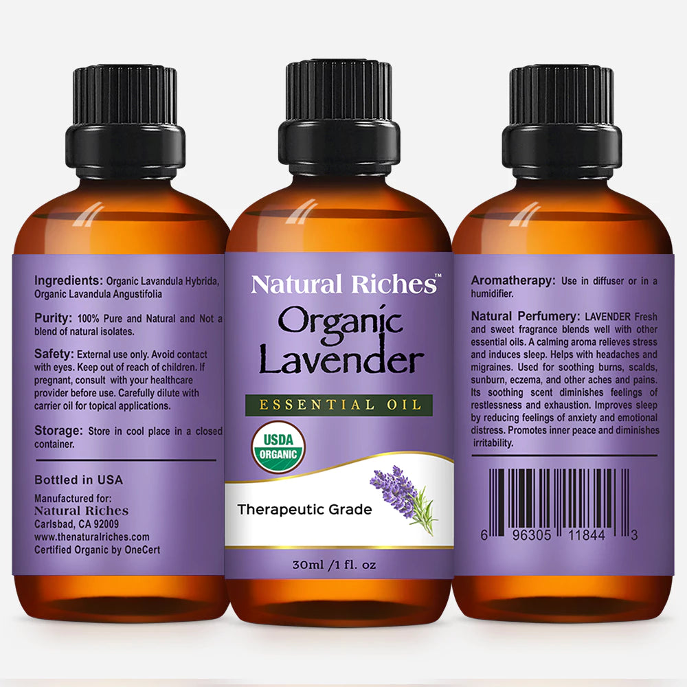 Organic Lavender Essential Oil Natural Riches