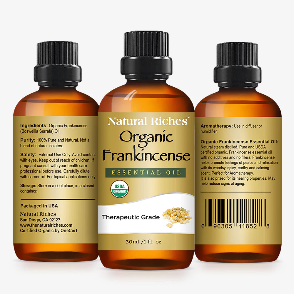 Organic Frankincense Essential Oil Natural Riches