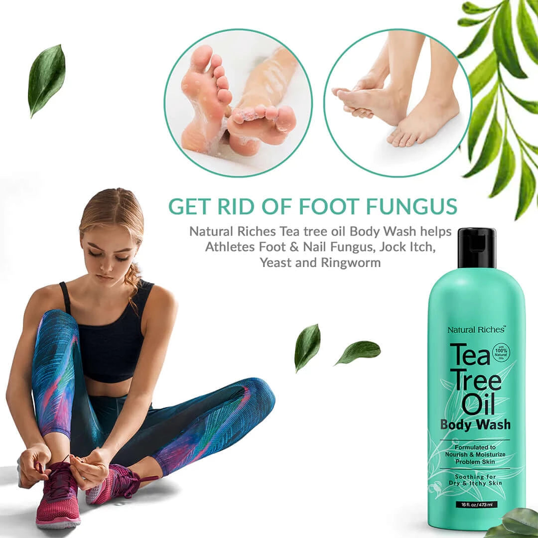 Antifungal Tea Tree Body Wash Natural Riches