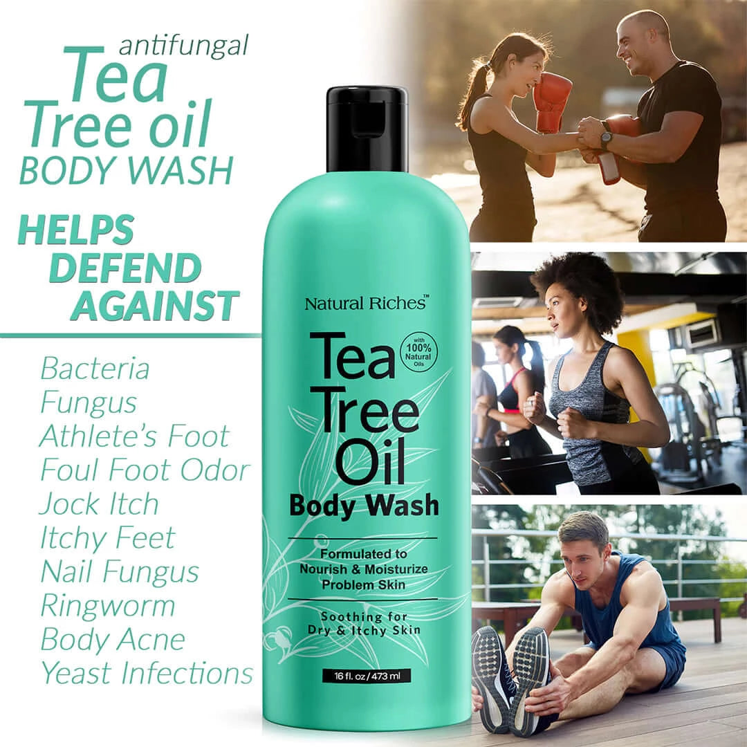 Antifungal Tea Tree Body Wash Natural Riches