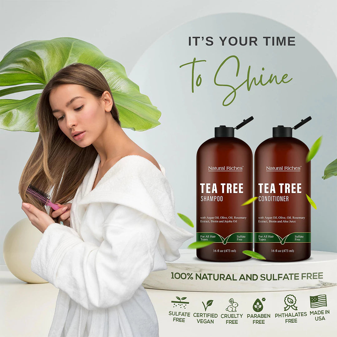 The Tea Tree Shampoo and Set | Natural Riches