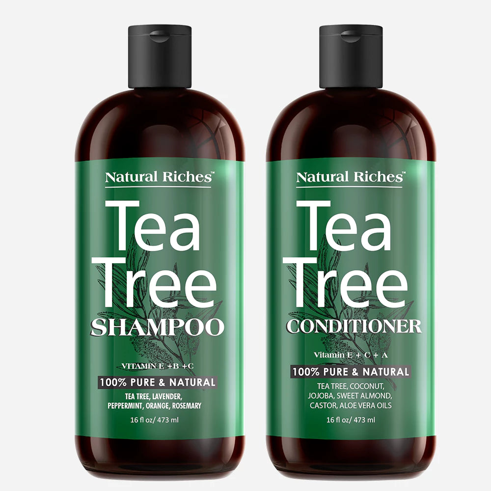 træk uld over øjnene ophøre tankevækkende Tea-Tree-Oil Anti Dandruff Shampoo and Conditioner set