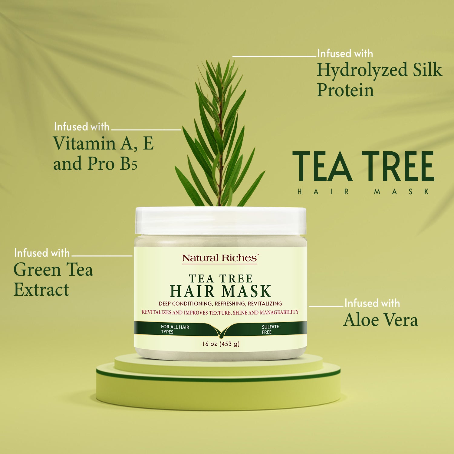 Tea tree hair mask by Natural Riches